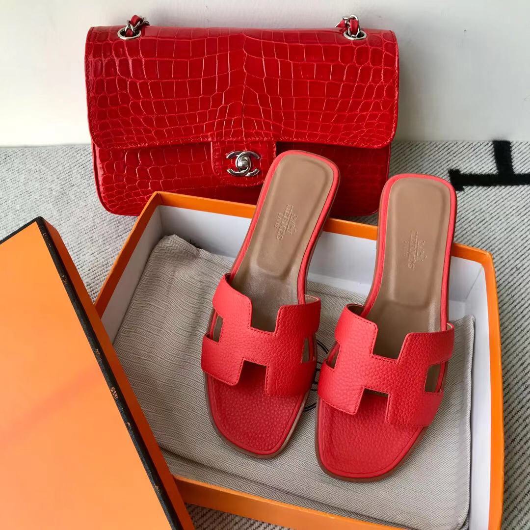 에르메스 올수공 오란 슬리퍼 샌들 토고 16